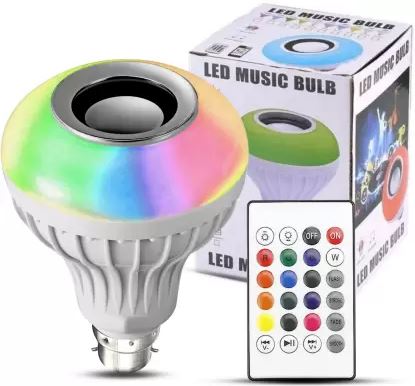 Led Bulb with Bluetooth Speaker Music Light With Remote
