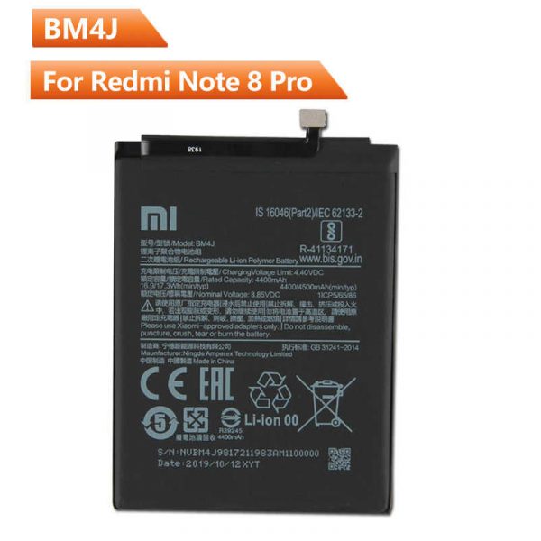 Battery-For-Xiaomi-BM4J-Redmi-Note-8-Pro-4500mAh